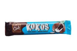 BARRETTA AL CIOCCOLATO E COCCO KOKOS CHOCO CLUB VISPAK