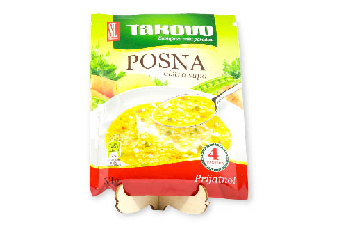 MINESTRA CON BRODO DI VERDURE E PASTINA JUHA POSNA SUPA TAKOVO