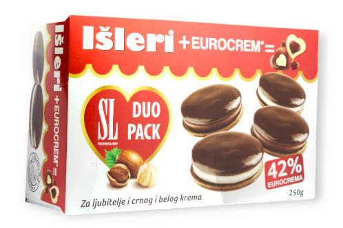 ISLERI + EUROCREM GUSTO NOCCIOLA DUO PACK 250G