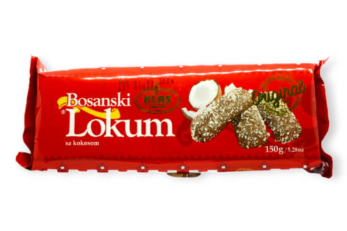 BISCOTTI “LOKUM”  CIOCCOLATO AL LATTE E COCCO  KLAS