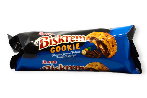 BISCOTTI BISKREM GOCCE DI CIOCCOLATO CON CREMA AL CACAO  80G ULKER