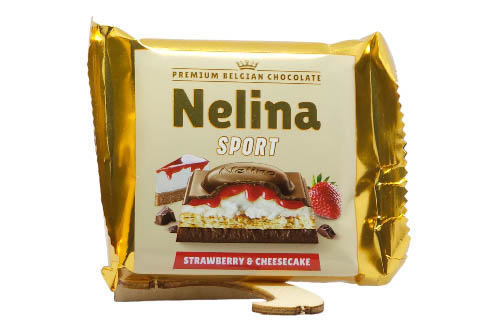 NELINA BARRETTA SPORT AL CIOCCOLATO E FRAGOLE 55G NELLY