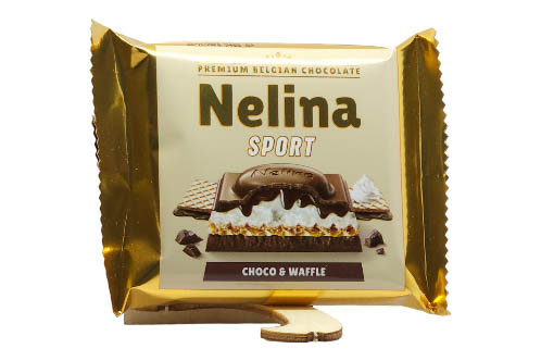 NELINA BARRETTA SPORT AL CIOCCOLATO E WAFFER 55G NELLY