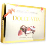 PRALINE AL CIOCCOLATO “DOLCE VITA” GUSTO FRAGOLA 150G NELLY