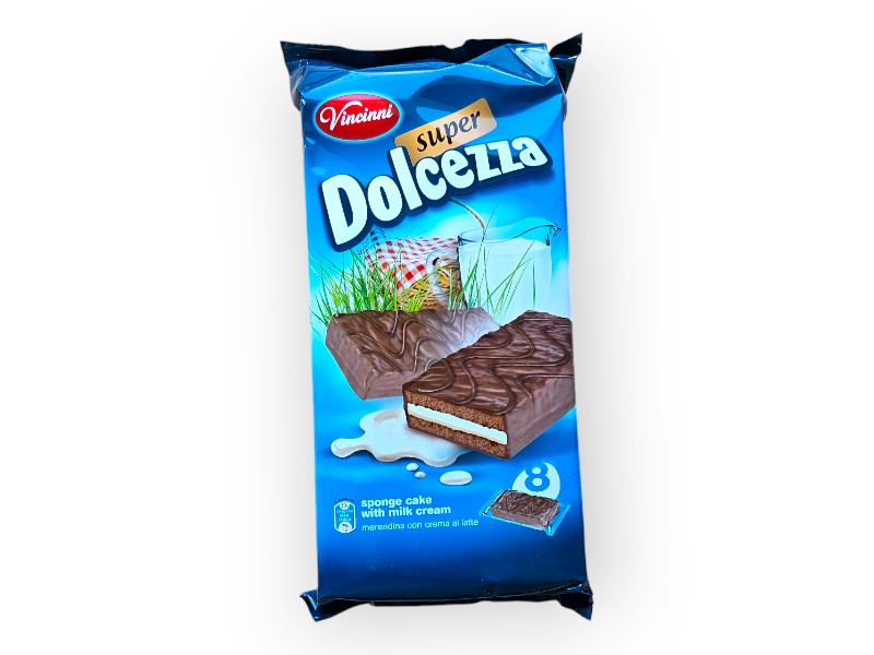 MERENDINE CON CREMA AL LATTE E CIOCCOLATO PACK 240G VINCINI