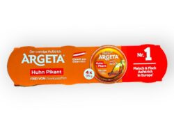 PATE’ DI POLLO PICCANTE FAMILY PACK X4 ARGETA 95G