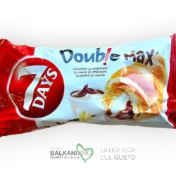 7 DAYS CROISSANT MAX GUSTO DOUBLE CACAO E VANIGLIA 85G