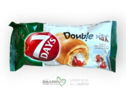 7 DAYS CROISSANT MAX GUSTO DOUBLE FRAGOLA E VANIGLIA 85G