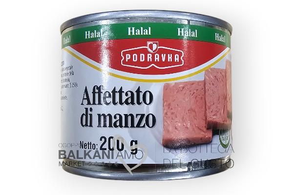 AFFETTATO DI MANZO HALAL 200G PODRAVKA