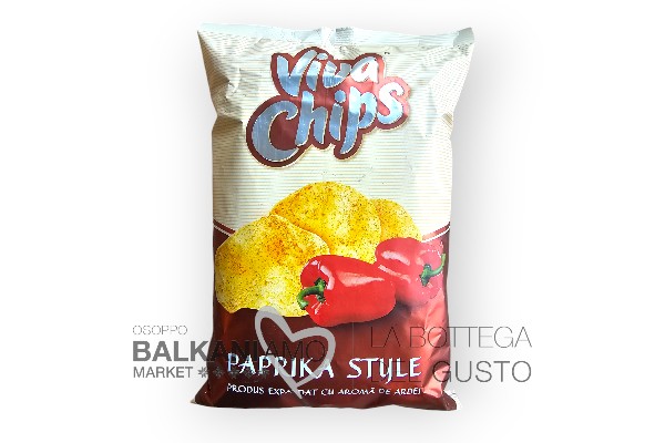 PATATINE VIVA CHIPS GUSTO PAPRIKA 100G