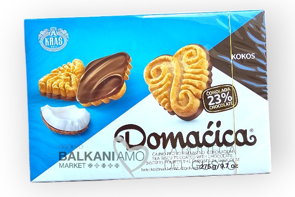 BISCOTTI DA TE’ AL CIOCCOLATO COCCO  DOMACICA KEKSI 275G KRAS