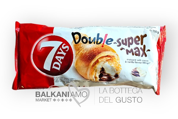 7 DAYS CROISSANT SUPER MAX GUSTO CACAO E VANIGLIA 110G