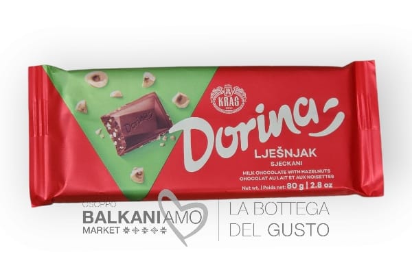 DORINA CIOCCOLATO CON BISCOTTO 80g KRAS