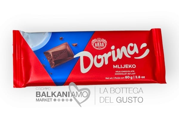 DORINA CIOCCOLATO AL LATTE 80g KRAS