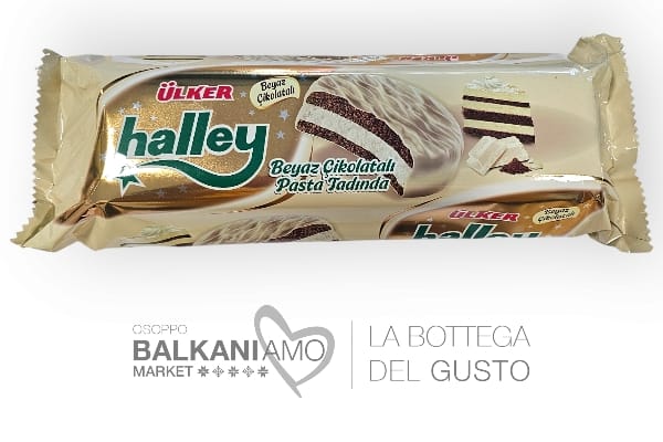 HALLEY BISCOTTO AL CIOCCOLATO BIANCO CON MUNCHMALLOW 210G ULKER