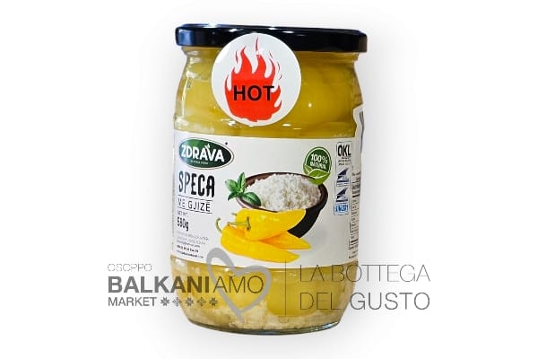 SOMBORKA RICOTTA PICCANTE “SPECA ME GJIZE” SOTTOLIO 580g ZDRAVA