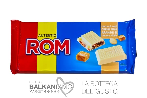 BARRETTA CIOCCOLATA
RUM E CARAMELLO SALATO 88g ROM